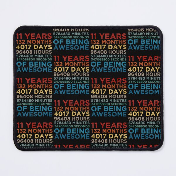 Item preview, Kids 11th Birthday 11 Years Old Vintage Retro 132 Months Boys And Girls designed and sold by pedrored369.
