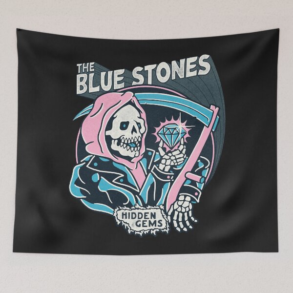 Item preview, The blue stones   hidden gems   logo essential t shirt designed and sold by katiaros133.