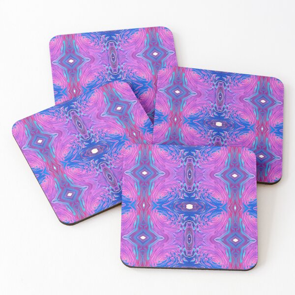 Item preview, Abstract Pink, Blue, Turquoise, Purple, and White Painting designed and sold by Creative-Voyage.