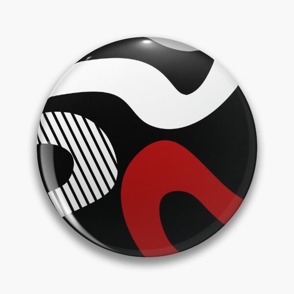 Item preview, Abstract waves - red, grey, black, white designed and sold by BattaAnastasia.