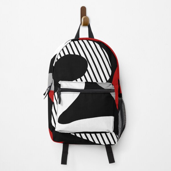 Item preview, Abstract waves - red, grey, black, white designed and sold by BattaAnastasia.