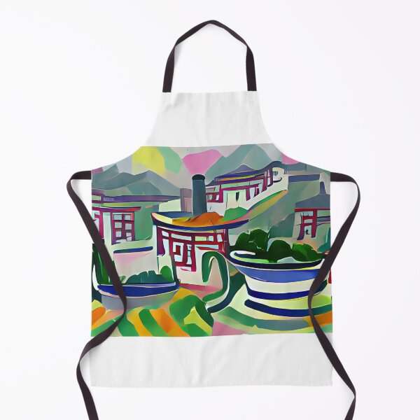 Item preview, Abstract marine China junks drifting designed and sold by Skyfarer.