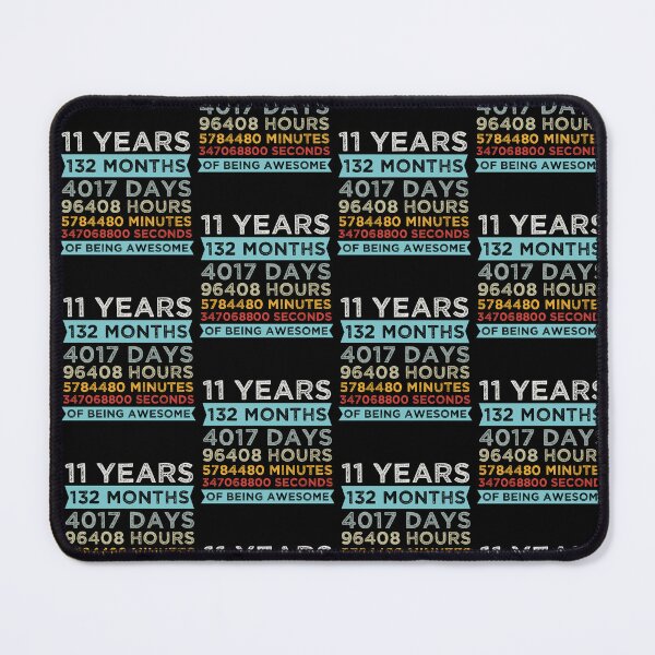 Item preview, Cute Kids 11th Birthday 11 Years Old Vintage Retro 132 Months Boys And Girls designed and sold by pedrored369.