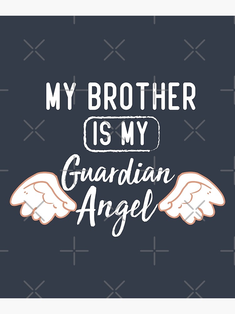  My Big Brother is My Guardian Angel Kids' Baseball T