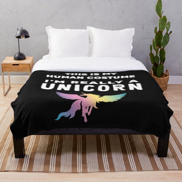 Artikelvorschau, Das ist mein menschliches Kostüm, ich bin wirklich ein Einhorn entworfen und verkauft von Factory28.