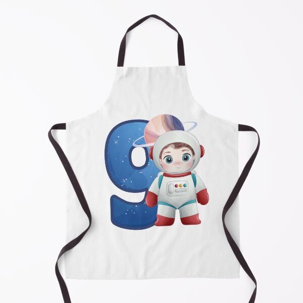 Item preview, Happy Birthday Spaceman Numbers - Nine - 9 - Ninth designed and sold by WilliamsonMedia.