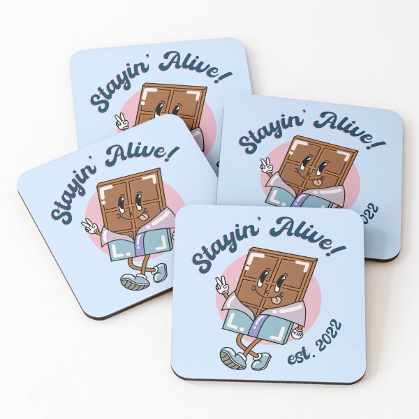 Item preview, Retro Character Chocolate Bar Stayin Alive designed and sold by yolaenijia.