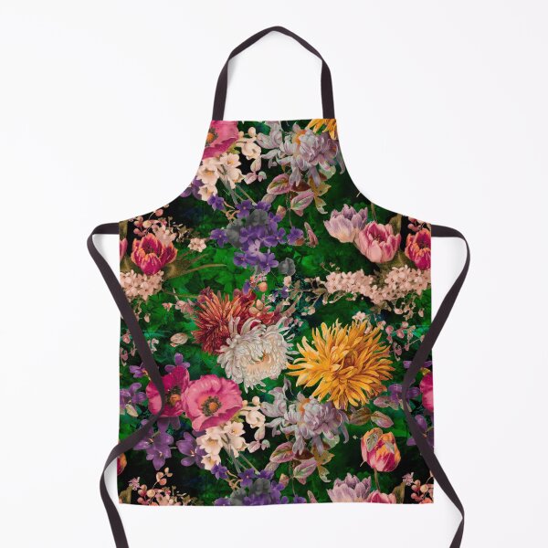 Item preview,  Stylish floral pattern paradise, roses and flowers, botanical pattern, flowers illustration, plants pattern, green floral designed and sold by ZeinabTaha.