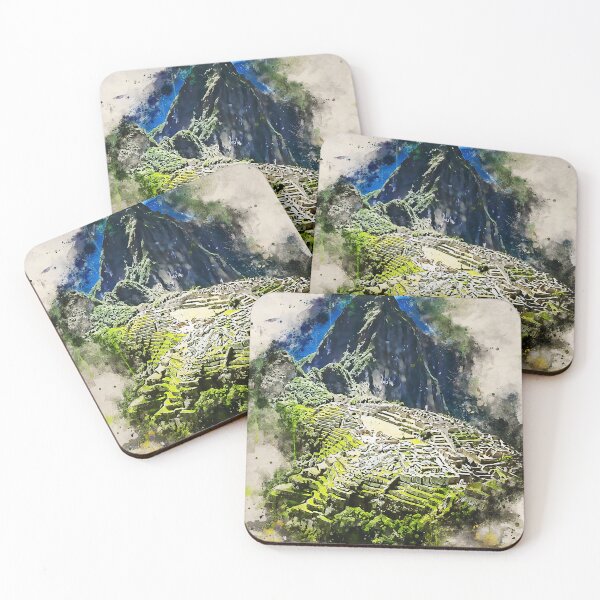 Item preview, Machu Picchu in Watercolor designed and sold by HaydenColeman.