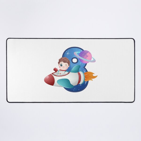 Item preview, Happy Birthday Spaceman Numbers - Eight - 8 - Eighth designed and sold by WilliamsonMedia.