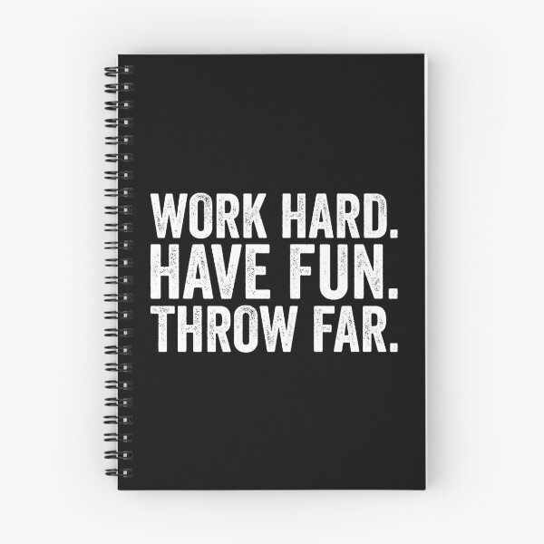 Item preview, Work Hard Have Fun Throw Far - Track and Field Throwing designed and sold by tamara-art.