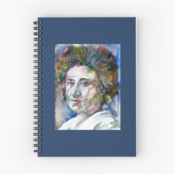Item preview, ROSA LUXEMBURG - Aquarellporträt .1   designed and sold by RedSquareReds.