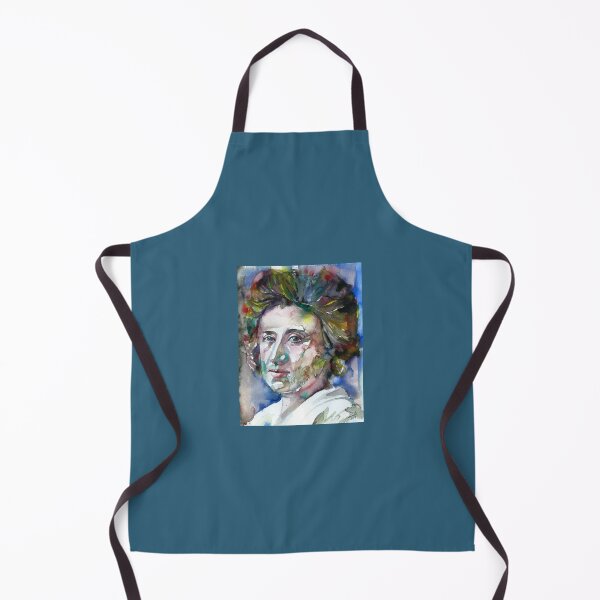 Item preview, ROSA LUXEMBURG - Aquarellporträt .1   designed and sold by RedSquareReds.