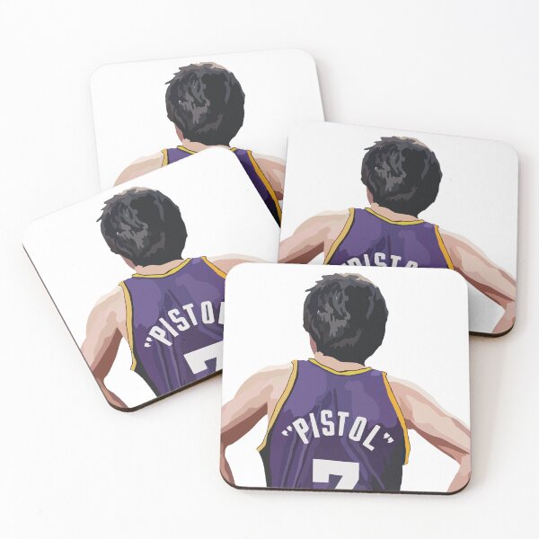 Item preview, Pistol Pete Maravich of the Utah Jazz designed and sold by ActualFactual.