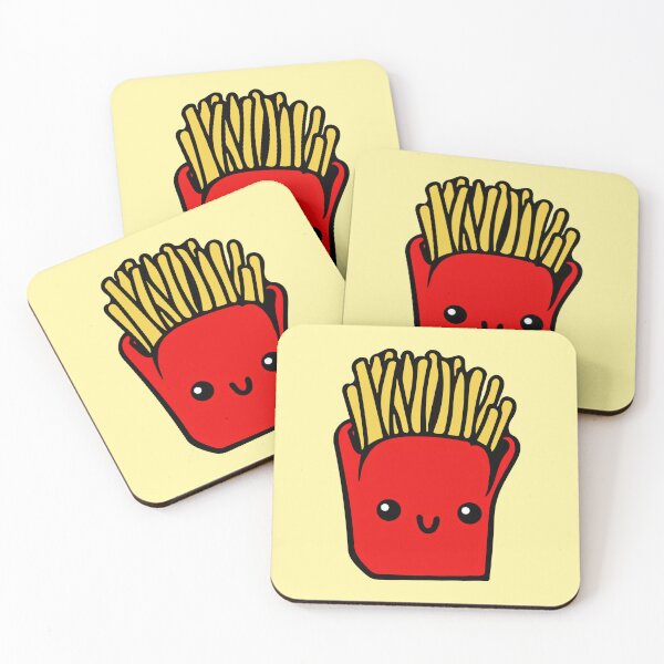 Item preview, Cute French Fries with a Face designed and sold by TheEndlessStore.