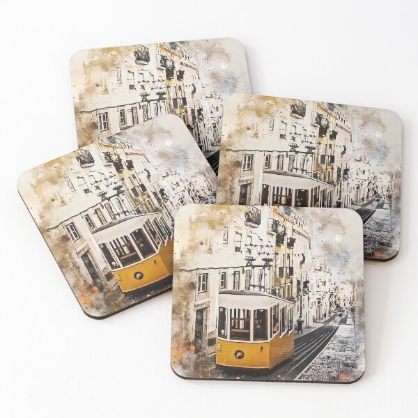 Item preview, Lisbon in Watercolor designed and sold by HaydenColeman.