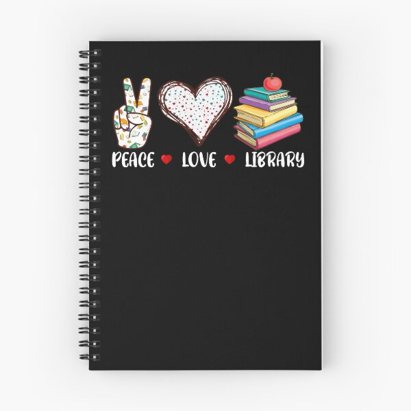 Item preview, Library Lover Peace Love Library designed and sold by davidttenglish.