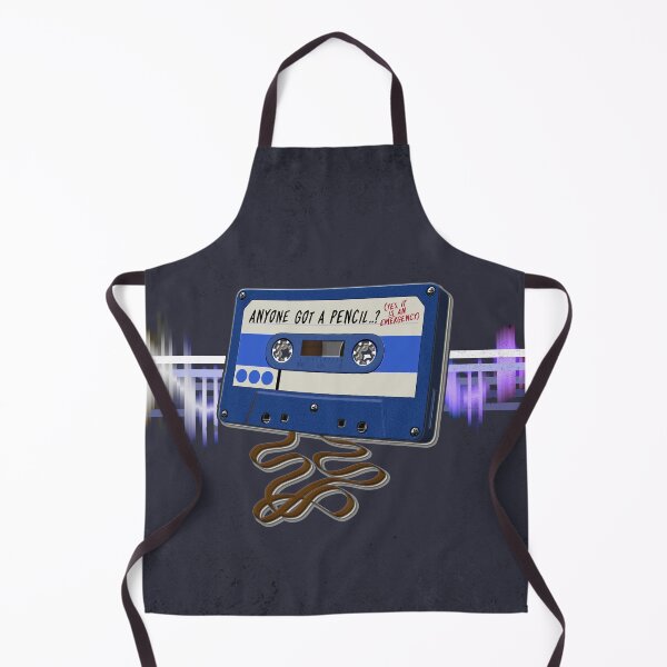 Item preview, ANYONE GOT A PENCIL? (Yes, It Is An Emergency) - Retro Music : Cassette Tape (Mid-Blue) designed and sold by RetroTeeStudio.
