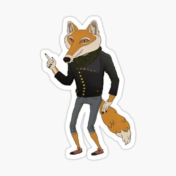 Foxy guy Sticker
