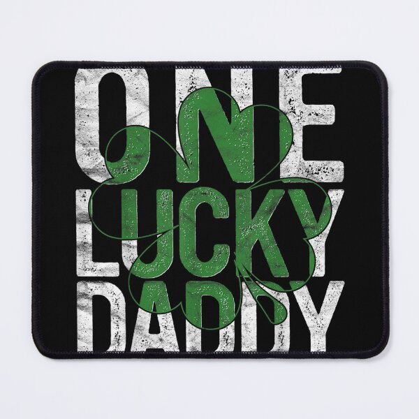 Item preview, One Lucky Daddy Irish Father Dad St Patricks Day Papa T-Shirt designed and sold by BasnerAlberta.