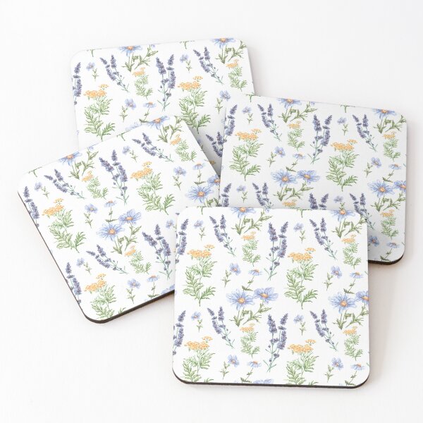 Item preview, Chamomile, tansy, lavender meadow flowers. Vintage floral pattern designed and sold by PeacefulArtUkr.