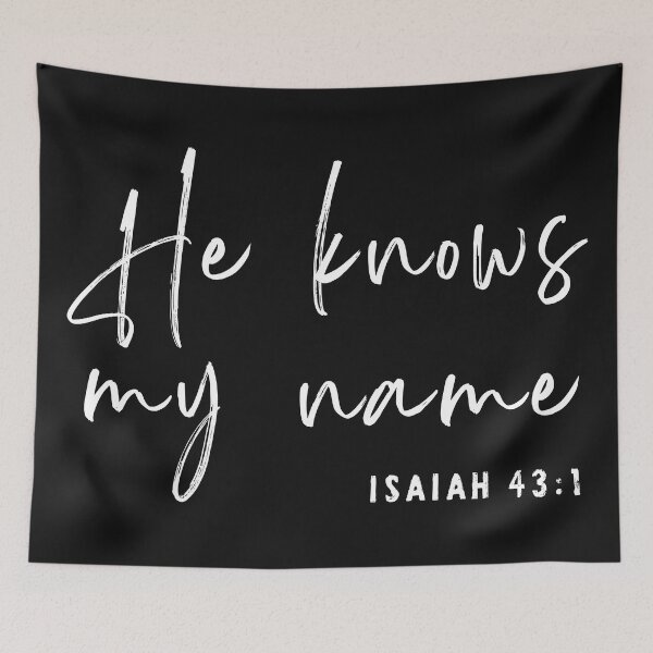 Item preview, He knows my name designed and sold by Factory28.