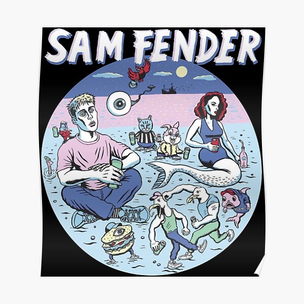 “SAM FENDER” Poster for Sale by Roberodriguez | Redbubble