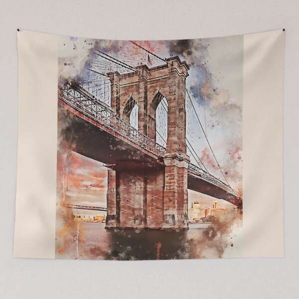 Item preview, New York in Watercolor designed and sold by HaydenColeman.