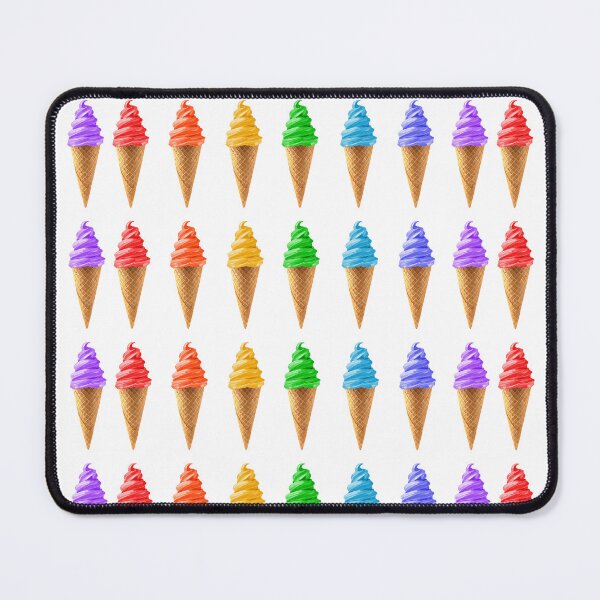 Item preview, Rainbow Soft Serve Ice Cream Cones designed and sold by Deborah Camp.