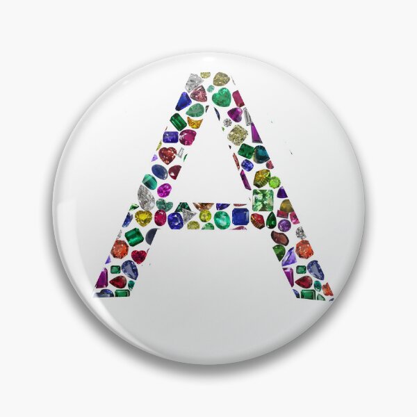 Item preview, A Initial Gemstone Art designed and sold by DigitalGemArt.