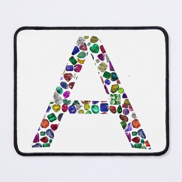 Item preview, A Initial Gemstone Art designed and sold by DigitalGemArt.
