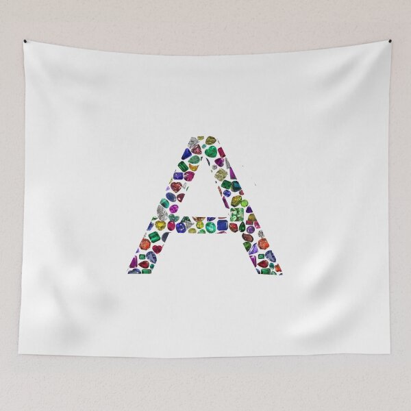 Item preview, A Initial Gemstone Art designed and sold by DigitalGemArt.