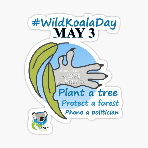 #wildkoaladay Sticker