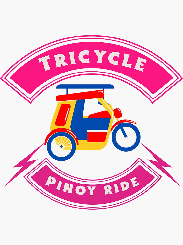 "Tricycle Pinoy Ride " Sticker for Sale by Ipilsipi Redbubble