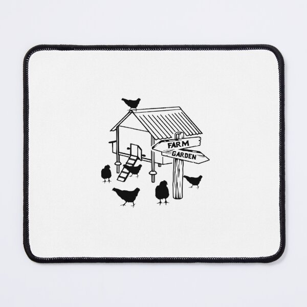 Item preview, Farm life chickens in the coop designed and sold by Whitetailcrafts.