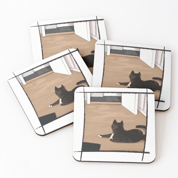 Item preview, Brown tabby cat chilling on the floor designed and sold by Kristoffersson.