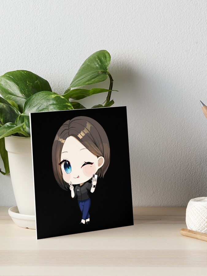 Samsung virtual assistant Sam fanart Art Board Print for Sale by Oyenpaws