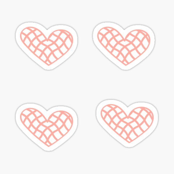 mini hearts Glossy Sticker