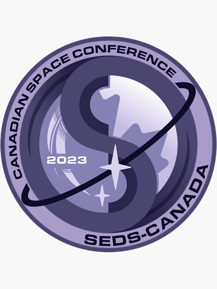 "Canadian Space Conference 2023" Sticker by Sedscanada Redbubble