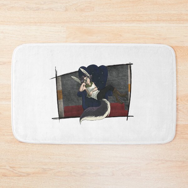 Item preview, Sly wolfgirl sitting on a throne designed and sold by Kristoffersson.