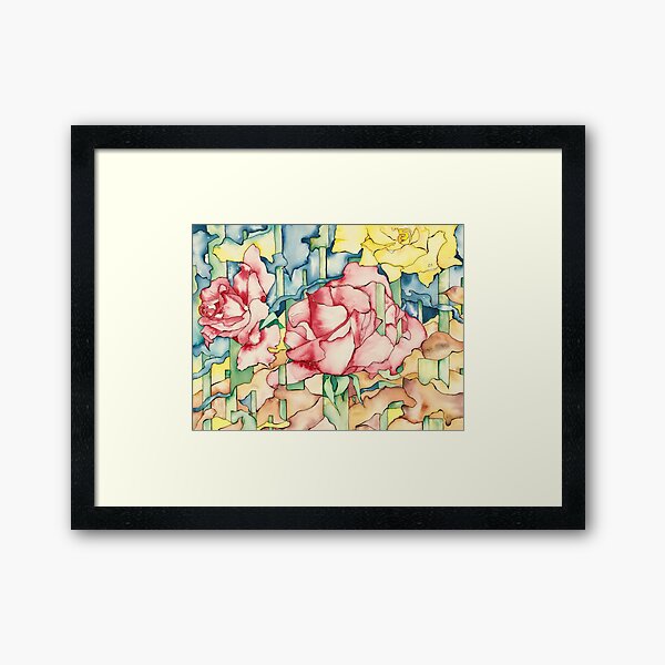 Rose Garden Framed Art Print