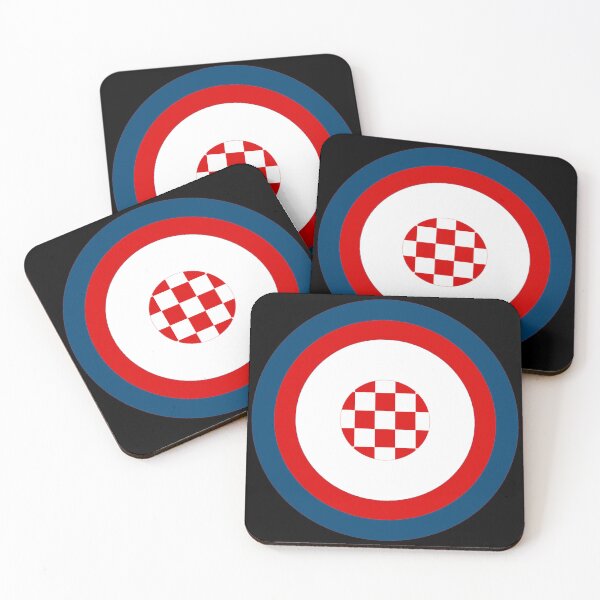Item preview, Croatia Hrvatska Retro Mod roundel designed and sold by ModSupporters.
