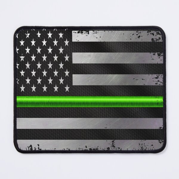 Item preview, Thin Green Line Grunge American Flag designed and sold by artistwill.