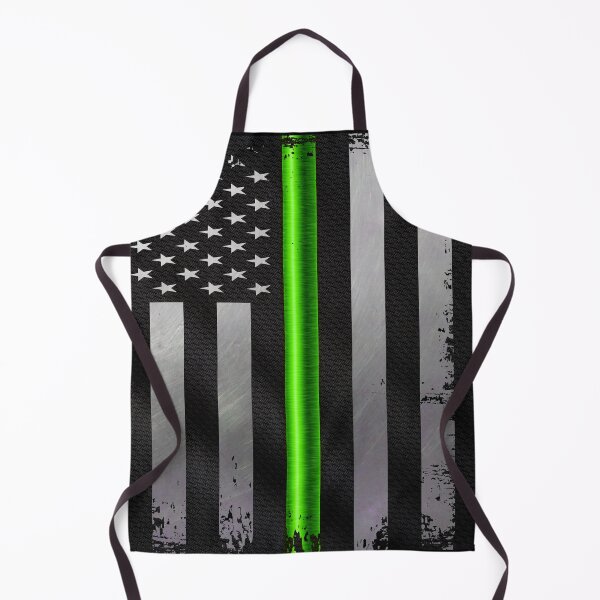 Item preview, Thin Green Line Grunge American Flag designed and sold by artistwill.