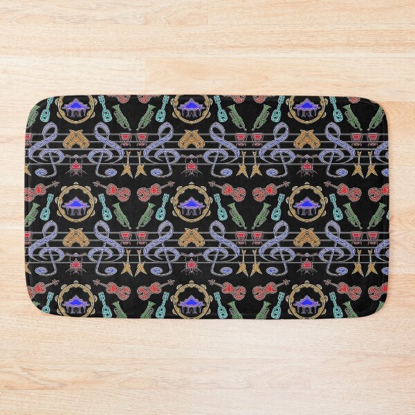Item preview, FUNNY ABSTRACT MUSIC INSTRUMENTS PATTERN - JAZZ CLASSIC INSTRUMENTS ORCHESTRA. designed and sold by Ralek.