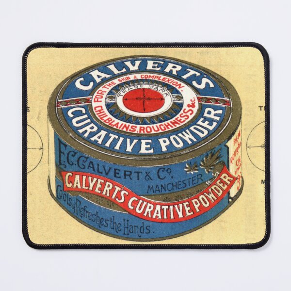 Item preview, Antique quack medicine advertising poster, Calvert’s Curative Powder designed and sold by hjsmith.