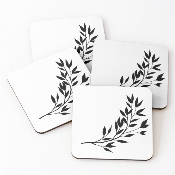 Item preview, botany tattoo sketch - beautiful twig plant. Botanical element template for graphic design, wedding decor, textiles, souvenir gift, stationery print designed and sold by Sunshine2504.