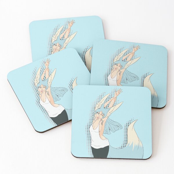Item preview, Wolf girl streching designed and sold by Kristoffersson.