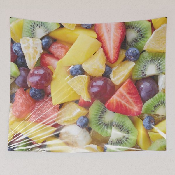 Item preview, Fruit Salad in plastic wrap ORIGINAL BY CRUSHART1 ON REDBUBBLE designed and sold by CrushArt1.