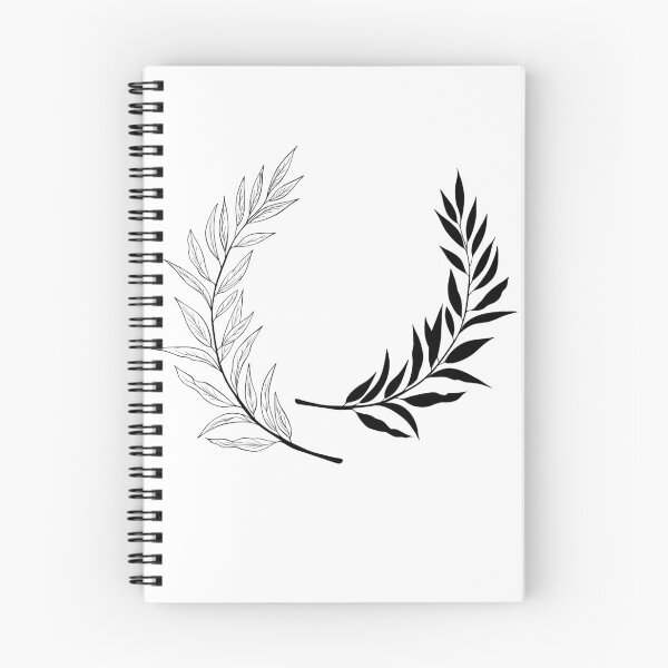 Item preview, botany tattoo sketch - beautiful twig plant. Botanical element template for graphic design, wedding decor, textiles, souvenir gift, stationery print designed and sold by Sunshine2504.